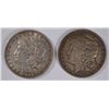 Image 1 : 1880 &  1902-O MORGAN SILVER DOLLARS BOTH XF