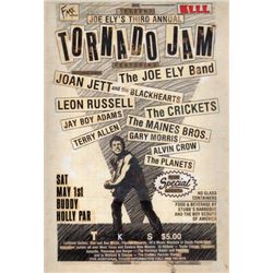 Joe Ely's Tornado Jam Original Poster Art 1982