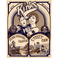 The Kinks Concert Poster Micael Priest