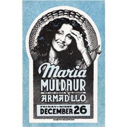 Maria Muldaur Armadillo World HQ Poster