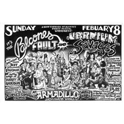 Balcones Fault & Uranium Savages AWHQ Poster