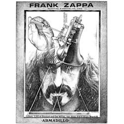 Frank Zappa Signed Proof Print by Jim Franklin