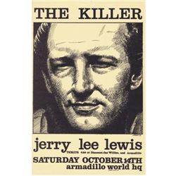 Jerry Lee Lewis Sign Proof Print by Jim Franklin