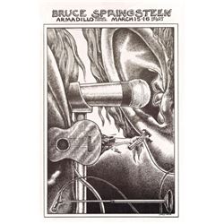 Bruce Springsteen Signed Proof Print Jim Franklin