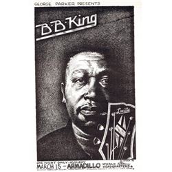 B.B. King Signed Proof Print Jim Franklin