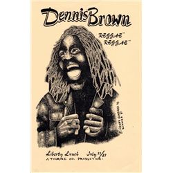 Dennis Brown Poster by Henry Gonzalez