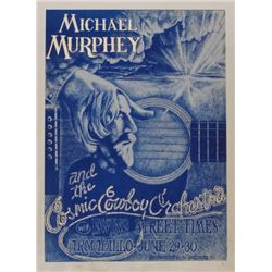 Michael Murphy & The Cosmic Cowboys AWHQ Poster