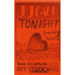 J.J. Cale Austin Concert Poster by Jim Franklin