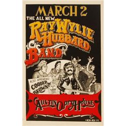 The Ray Wylie Hubbard Austin Opera Concert Poster