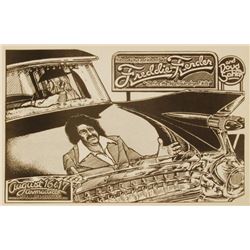 Freddie Fender & Doug Sahm Poster by Micael Priest