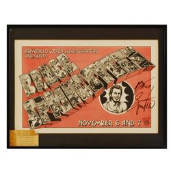 Bruce Springsteen AWHQ Concert Poster Autographed