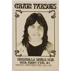 Gram Parsons Armadillo World HQ Concert Poster