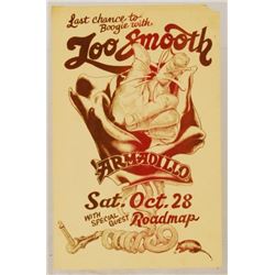 Too Smooth Armadillo World Headquarters Poster