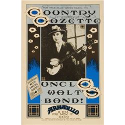 Uncle Walts Band Armadillo World HQ Concert Poster