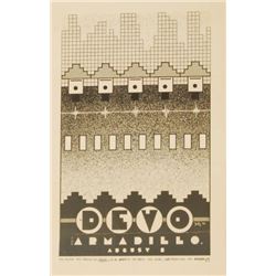 Devo Armadillo World Headquarters Concert Poster