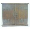Image 1 : AN OAK TABLE TOP CABINET, late 19th Century, metal gothic strap work mounts and hinges, width 42c...