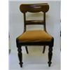 Image 1 : A SET OF SIX VICTORIAN MAHOGANY DINING CHAIRS, shaped tablet backs, drop-in seats, tapered octago...