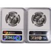 Image 2 : LOT OF ( 2 ) 1958-D FRANKLIN HALF DOLLARS, NGC MS-64 FBL