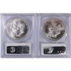 Image 2 : 2002 & 2003 AMERICAN SILVER EAGLES, PCGS MS-69