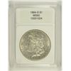 Image 1 : 1884-S MORGAN SILVER DOLLAR, CCGS MS-60  RARE WHITE COIN!