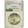 Image 1 : 1927-S PEACE SILVER DOLLAR, PCI MS-64  WHITE