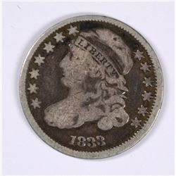 1833 BUST DIME G/VG