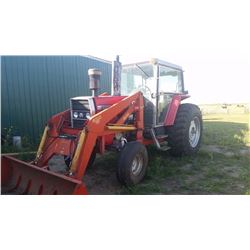 1980 MF 2705 Tractor w/ Leon 707 4793hrs.