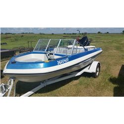 1980 Vanguard 16ft Boat 1982 90hp Mercury Motor