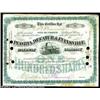 Image 1 : Edward H. Harriman -  Peoria, Decatur & Evansville Railway Company (Illinois) An 1881 dated certific