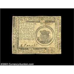 Continental Currency May 10, 1775 $1 Choice Extremely Fine. A nice example of the popular One Dollar