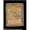 Image 1 : Continental Currency February 17, 1776 $1/6 Extremely Fine. A very nice looking example, with decent