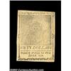Image 2 : Continental Currency September 26, 1778 $50 Very Choice New. A fresh, crisp example, with good signa