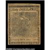 Image 2 : Continental Currency September 26, 1778 $60 Choice About New. A single light center fold.  Important