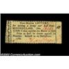 Image 1 : Connecticut New Haven Lottery 1780 About New. This ticket is number 1316, signed in red by Henry Dag