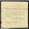Image 1 : 1782 Pay Table Office Document. Apparently a Connecticut item, as it bears the printed "John Lawrenc