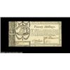 Image 1 : Georgia October 16, 1786 20s About New. A boldly signed example of this highest denomination note fr