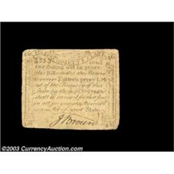 Massachusetts October 16, 1778, 1s6d Very Fine. Well circulated but with a strong signature. There a