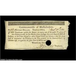 Massachusetts December 10, 1781 $16 Choice Extremely Fine. We are pleased to offer here three exampl