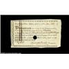 Image 1 : Massachusetts Fiscal Paper April 1, 1786. A nice high grade piece with a small hole cancel.  Importa
