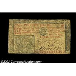 New Jersey April 16, 1764 L3 About Very Fine. Lots of grade for this early issue. This is number 473