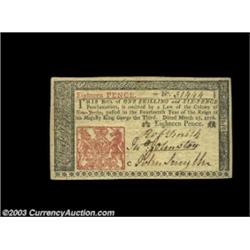 New Jersey March 25, 1776 18d Gem New. A beautiful example from this most available of the New Jerse