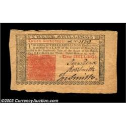 New Jersey March 25, 1776 3s Superb Gem New. Jumbo margins all around frame this pristine red and bl