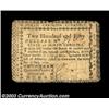 Image 1 : North Carolina May 10, 1780 $250 Very Fine. There is a stamp-hinge repair closing an edge split and
