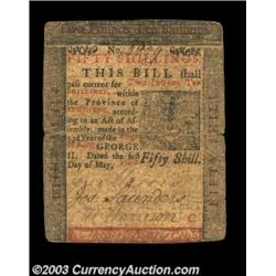 Pennsylvania May 1, 1760 50s Very Fine. Very high grade for the issue, with no problems, restoration