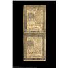 Image 1 : Pennsylvania December 8, 1775 20s Vertical Pair Extremely Fine. Pairs of Pennsylvania notes are rath