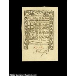 Rhode Island May 1786 2s6d Superb Gem New. The final example, again utterly flawless.  Important not