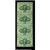 Image 1 : Fr. 1242 10c First Issue Vertical Strip of Four Extremely Fine. A nice clean problem-free strip with