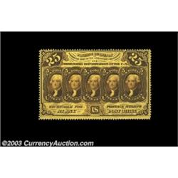 Fr. 1279 25c First Issue Very Choice New. Bright and original, and fully perforated all the way arou