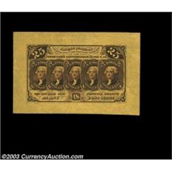 Fr. 1281SP 25c First Issue Wide Margin Pair Superb Gem New. A beautifully matched pair with perfect