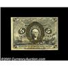 Image 1 : Fr. 1235 5c Second Issue Choice New. This is the only 5c note printed on Fiber Paper. It's a scarce